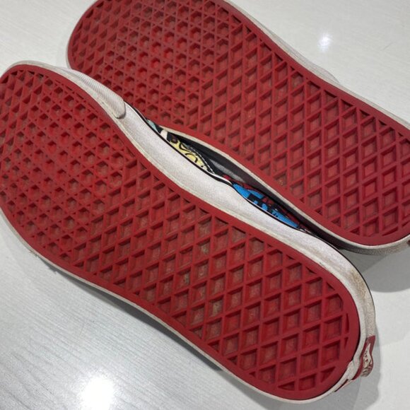 Vans Marvel Spiderman Slip On Shoes - Size Women's 10.5/Men's 9 - Picture 6 of 7